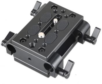 SMALLRIG 1798 Baseplate w/ Dual 15mm Rod Clamp