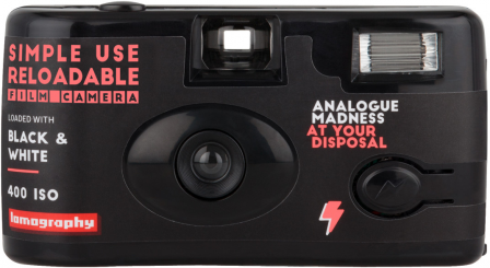 Lomography reusable camera Black & White 400/135/27