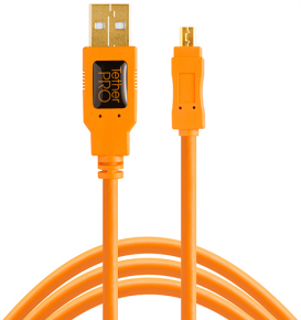 Tether Tools kabelis TetherPro USB 2.0 to Mini-B 8-Pin ( CU8015-ORG)