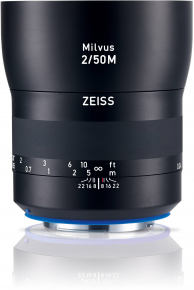 Carl Zeiss objektyvas Milvus 50mm f2.0