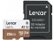 Lexar Professional 667X microSDXC 256GB UHS-I (V30) R100/W90 SD adapter
