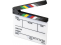 Elvid pliauškė 7-Section Acrylic Production Slate with Color Clapper Sticks