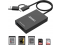XQD SD kortelių skaitytuvas USB-C + adap. USB A
