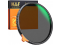 K&F Concept filtras 58mm Black Mist 1/4 and ND2-ND32 (1-5 Stop) Variable ND Lens Filter 2 in 1