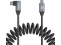 SmallRig 4792 USB-C Straight to USB-C Angled Coiled Data Cable