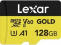 Lexar atm.korta microSD 128GB SDXC Gold R280/W180 (V60)