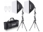 NEEWER rinkinys NK200, 2x35 watt LED softbox set with tripods