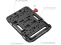SmallRig 3016 Battery Plate V-Mount w Rod Clamp