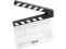 Elvid pliauškė 7-Section Acrylic Production Slate with Color Clapper Sticks