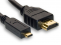 Kabelis HDMI-micro HDMI 19pol kištukai 1.5m (HDMI 1.4)