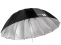 Quadralite Space 150cm parabolinis skėtis (Sidabrinis)