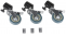 Quadralite Ratukai studijiniams trikojams Wheels